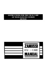 Zanussi HC9518 Use & Care Manual preview