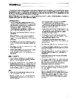 Preview for 2 page of Zanussi ZCM 5000 Instructions For Use And Care Manual