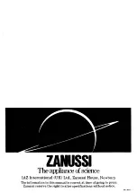 Preview for 24 page of Zanussi ZF 56/45 Instructions For The Use And Care