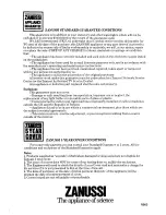 Preview for 12 page of Zanussi ZP 3130 F Instruction Booklet