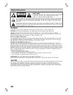 Preview for 2 page of Zenith HDR230 Installation And Operating Manual, Warranty