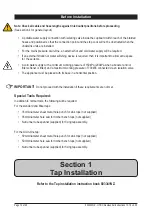 Preview for 10 page of Zenith HydroTap G4 Installation And Operating Instructions Manual