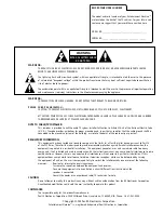 Preview for 2 page of Zenith R50V26 Operating Manual