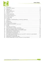 Preview for 3 page of Zipper Mowers ZI-ED400 User Manual