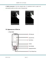 Preview for 11 page of ZKTeco MultiBio 700 Manual