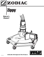 Zodiac Zippy Owner'S Manual preview