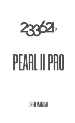 233621 PEARL II PRO User Manual preview