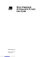 3Com LAN User Manual предпросмотр