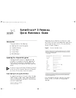 3Com SUPERSTACK 3CR16110-95 Quick Reference Manual preview