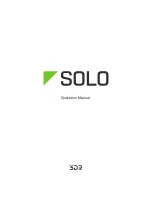 Preview for 1 page of 3DR Solo Operation Manual