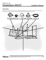 Preview for 3 page of 3form SimpleSpec 400.12 Installation Manual