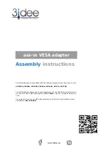 Предварительный просмотр 1 страницы 3idee ass-vx Assembly Instructions Manual