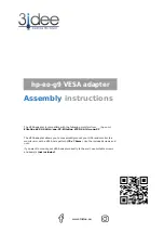 Предварительный просмотр 1 страницы 3idee hp-eo-g9 Assembly Instructions Manual