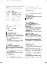 Preview for 4 page of 3M ESPE Pentamix Lite Operating Instructions Manual