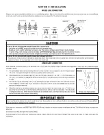 Предварительный просмотр 5 страницы 3M Aqua-Pure AWS250M Installation And Operating Instructions Manual