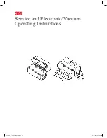 3M Vacuum Operating Instructions Manual предпросмотр