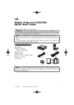 3M X45 Quick Start Manual preview