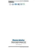 Preview for 8 page of 3One data 1200 Manual