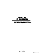 3S TE100 Instruction Manual предпросмотр