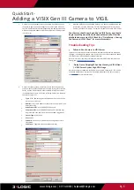 Preview for 5 page of 3xLogic VISIX Gen III Series User Interface Manual