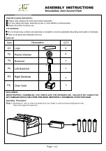 510 DESIGN Juno Accent Chair Assembly Instructions предпросмотр