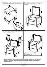 Предварительный просмотр 2 страницы 510 DESIGN Juno Accent Chair Assembly Instructions