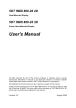 Preview for 2 page of 5DT HMD 800-26 Series User Manual