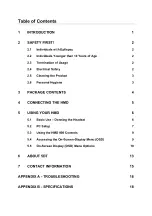 Preview for 3 page of 5DT HMD 800-26 Series User Manual