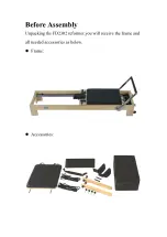 Предварительный просмотр 3 страницы 5K PILATES FD2302 Assembly Instructions And User'S Manual