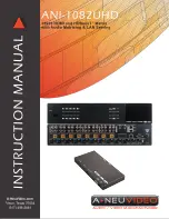 A-Neuvideo ANI-1082UHD Instruction Manual предпросмотр