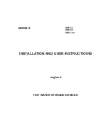 A.O. Smith DURA-Power DRE-52 Installation And User Instructioins предпросмотр