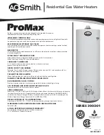 A.O. Smith ProMax GCV-30 Information preview