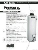 Preview for 1 page of A.O. Smith ProMax SL Specifications