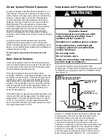 Предварительный просмотр 8 страницы A.O. Smith Solar Storage Tank Water Heater Use & Care Manual