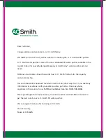 Preview for 3 page of A.O. Smith Z6 User Manual