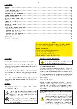 Предварительный просмотр 2 страницы A/S WODSCHOW & CO VL-1 Operating Instructions Manual