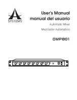 A SYSTEMS DMP801 User Manual preview