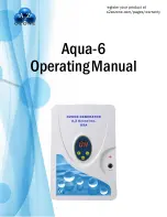 A2Z Ozone Systems Aqua-6 Operating Manual preview