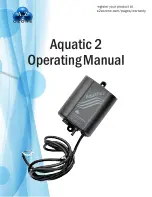 Preview for 1 page of A2Z Ozone Systems Aquatic 2 Operating Manual