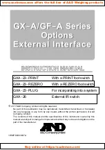 A&D GX-A Series Instruction Manual preview