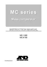 A&D MC-1000 Instruction Manual preview
