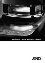A&D MX-50 Instruction Manual preview