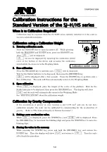 Предварительный просмотр 3 страницы A&D SJ-1000H Operating Instructions