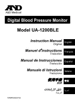A&D UA-1200BLE Instruction Manual предпросмотр