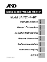 A&D UA-767 Plus BT Instruction Manual предпросмотр