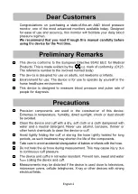 Предварительный просмотр 3 страницы A&D UA-767F-W Instruction Manual