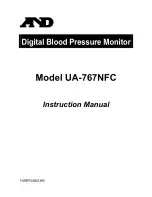 Предварительный просмотр 1 страницы A&D UA-767NFC Instruction Manual