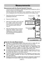 Предварительный просмотр 17 страницы A&D UA-767S-W Instruction Manual