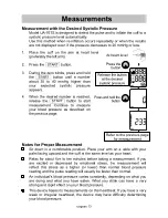 Preview for 14 page of A&D UA-767S Instruction Manual