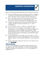 Предварительный просмотр 2 страницы A&D UA-774 Instruction Manual